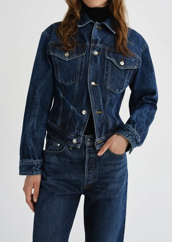 Veronica Jacket in Covell made by Agolde