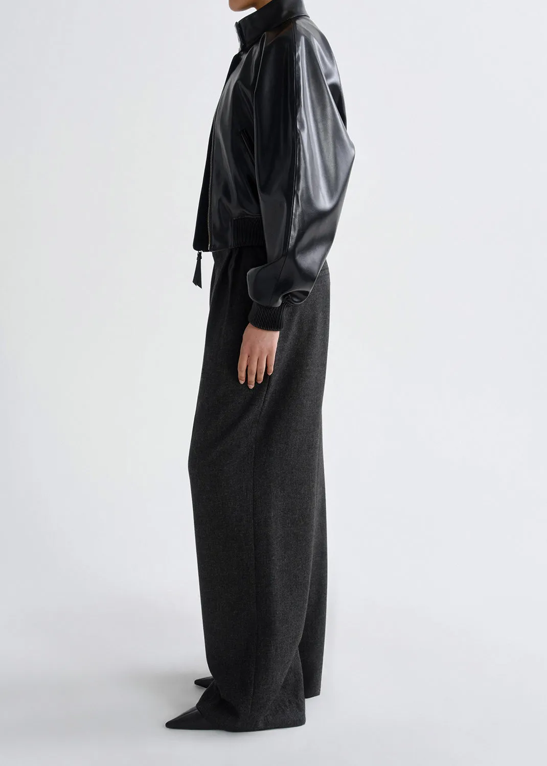 Nova Bomber Jacket in Black sold by Agolde product image thumbnail 2
