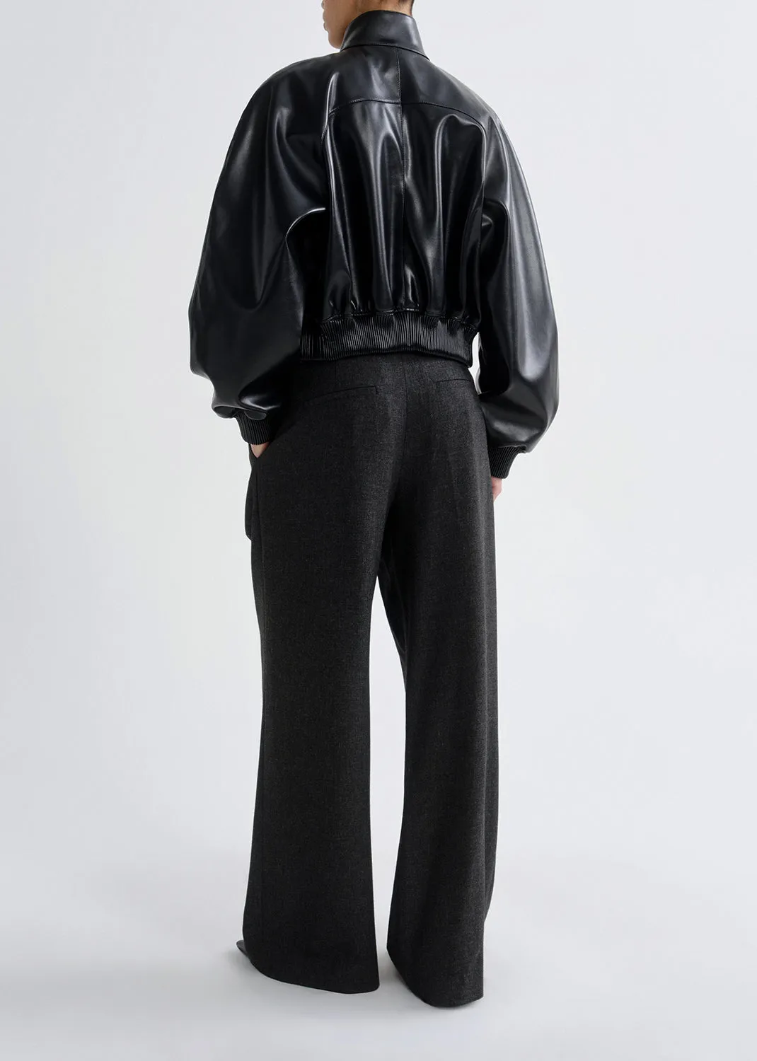 Nova Bomber Jacket in Black sold by Agolde product image thumbnail 3