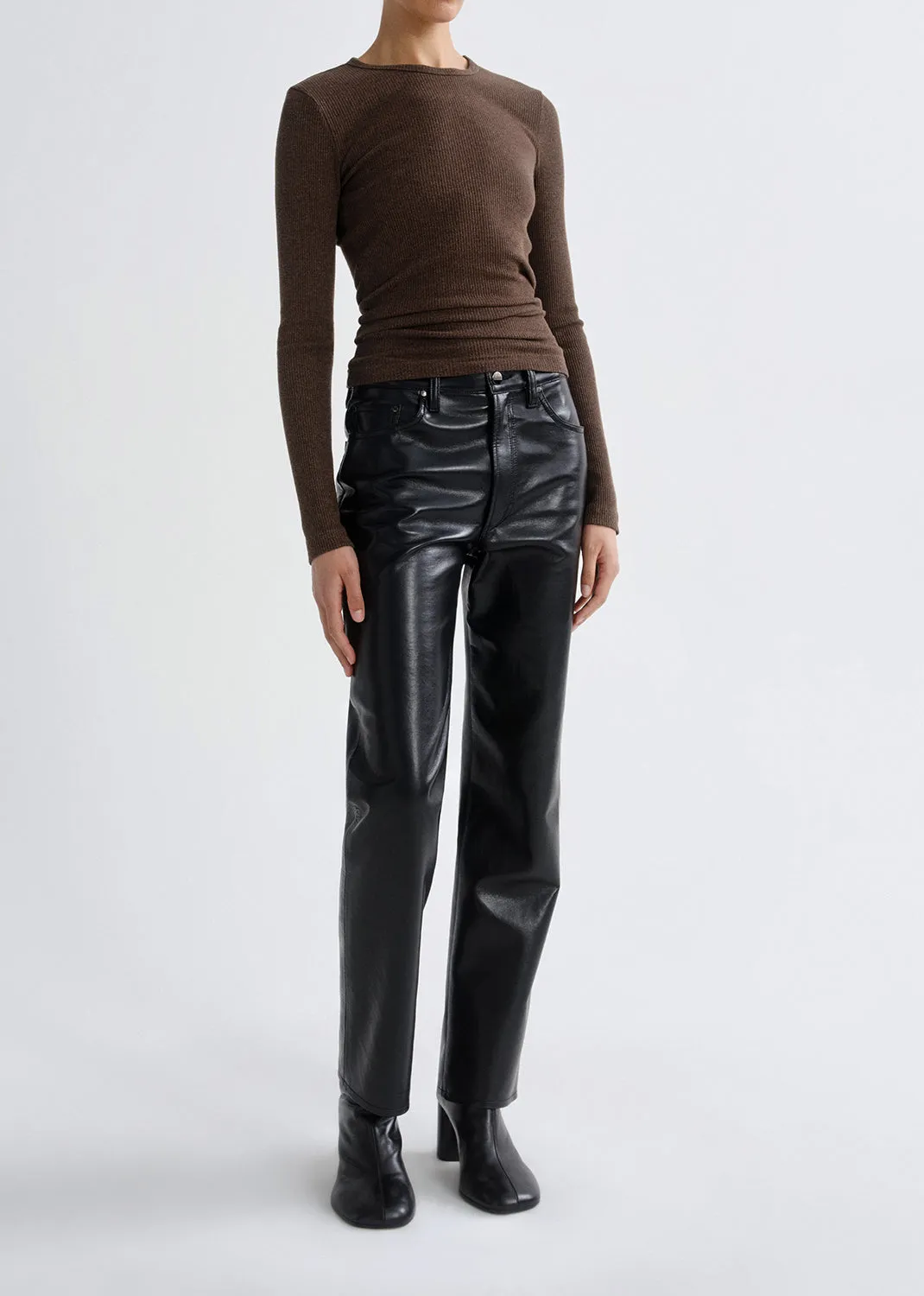 Lana Jean (Recycled Leather) in Detox sold by Agolde product image thumbnail 4