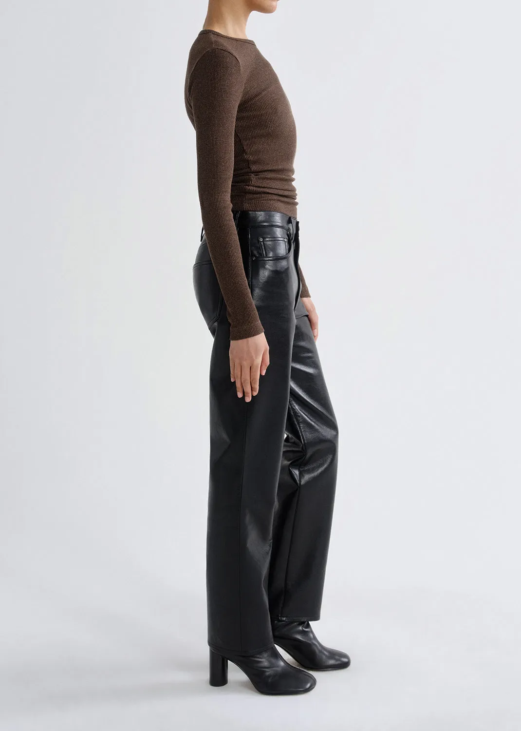 Lana Jean (Recycled Leather) in Detox sold by Agolde product image thumbnail 3
