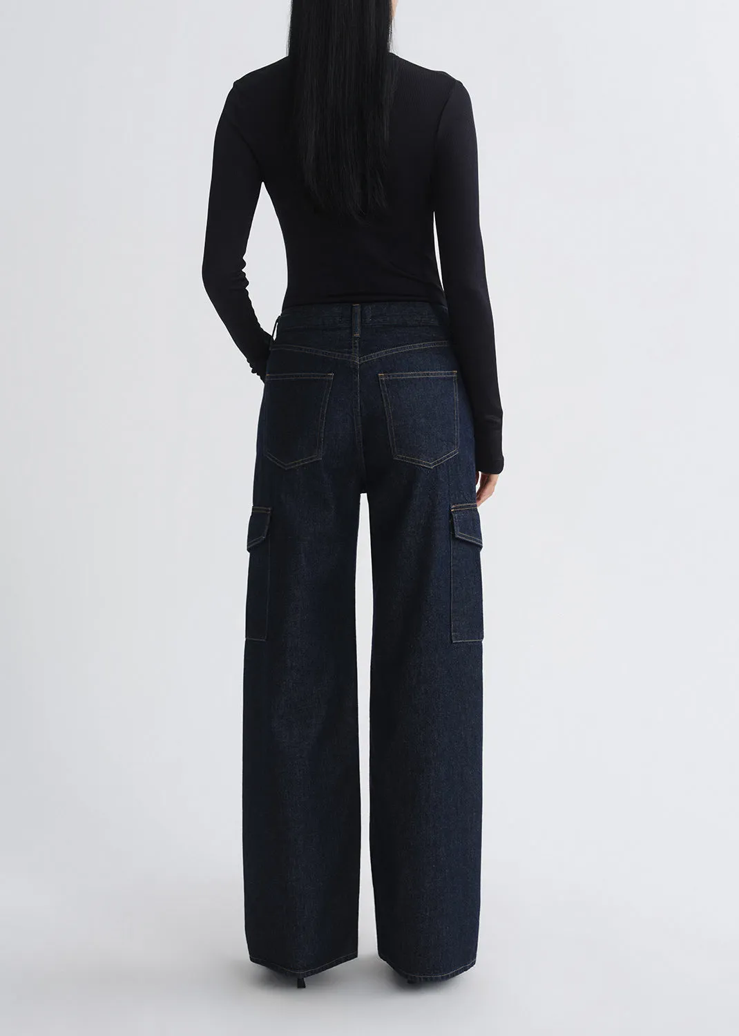 Delphi Slim Tee in Obscura sold by Agolde product image thumbnail 3
