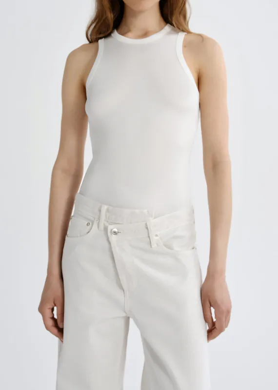 Andre Racer Tank in Vapor made by Agolde
