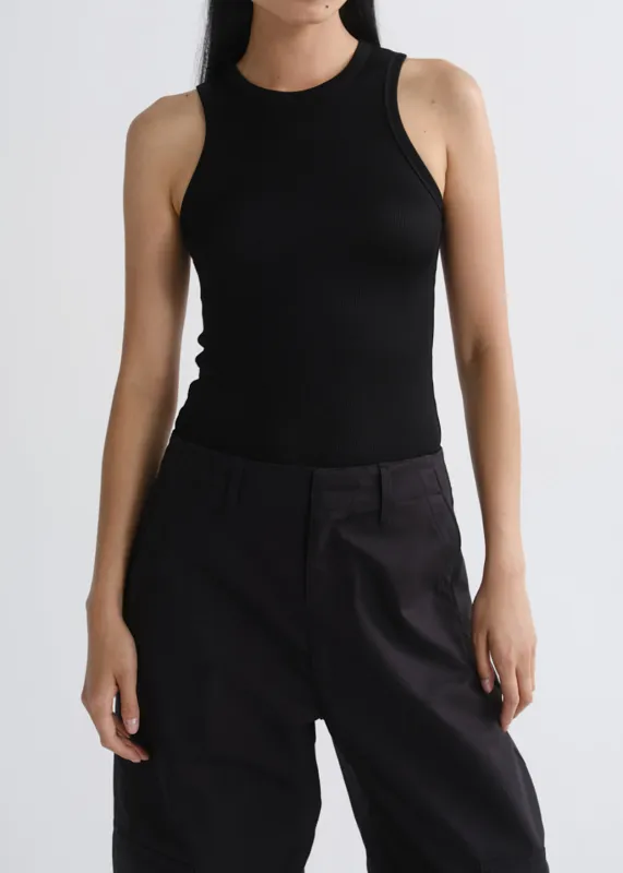 Andre Racer Tank in Black made by Agolde