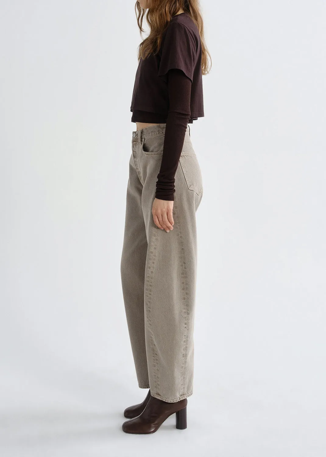 Romily Tee in Chocolate sold by Agolde product image thumbnail 4