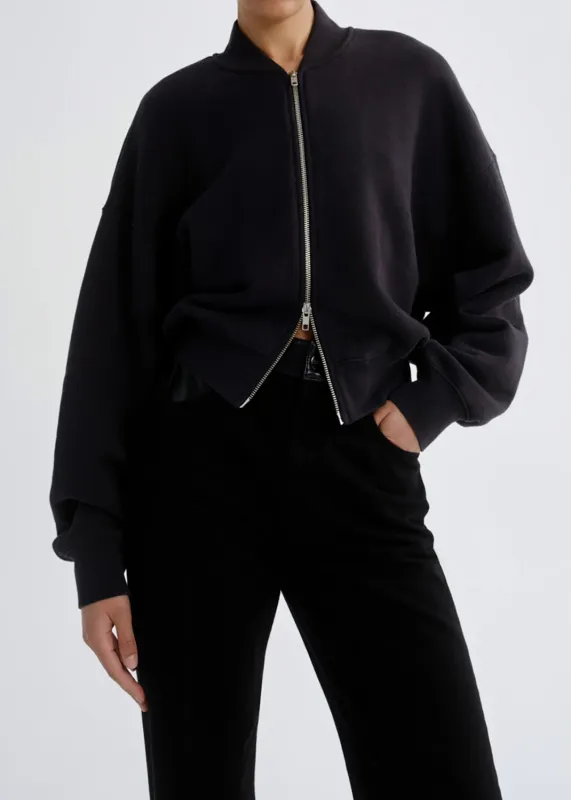 Tess Sweatshirt in Washed Black made by Agolde
