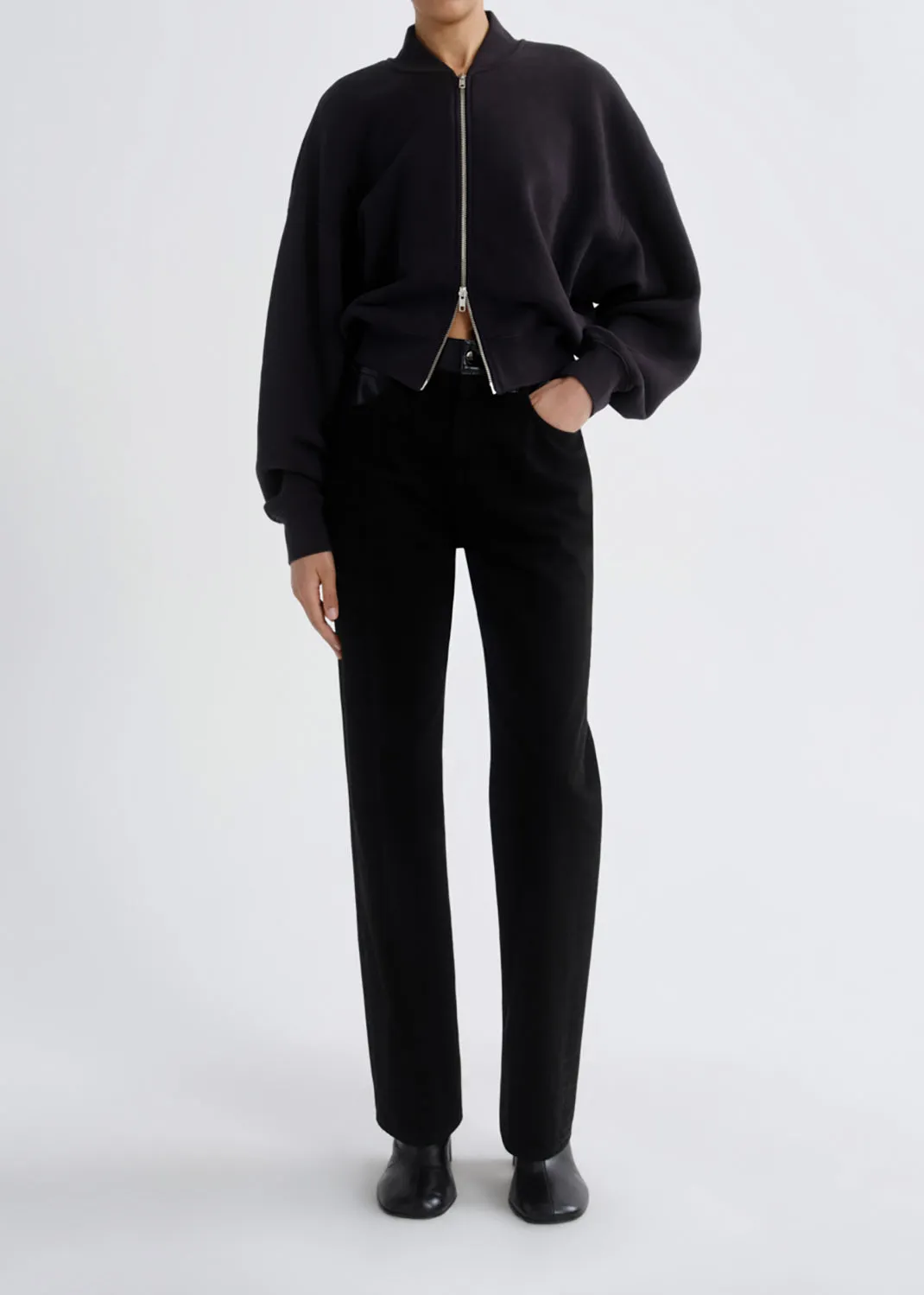 Tess Sweatshirt in Washed Black sold by Agolde product image thumbnail 2