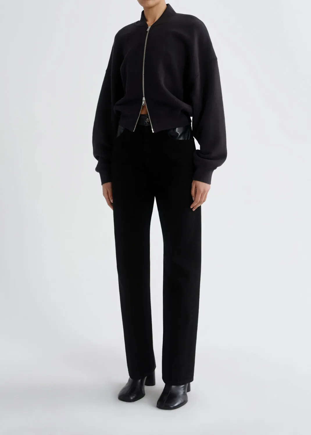 Tess Sweatshirt in Washed Black sold by Agolde product image thumbnail 5