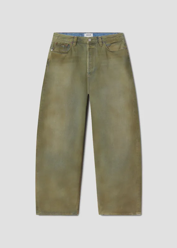 Bagley Jean Rounded Baggy in Cast made by Agolde
