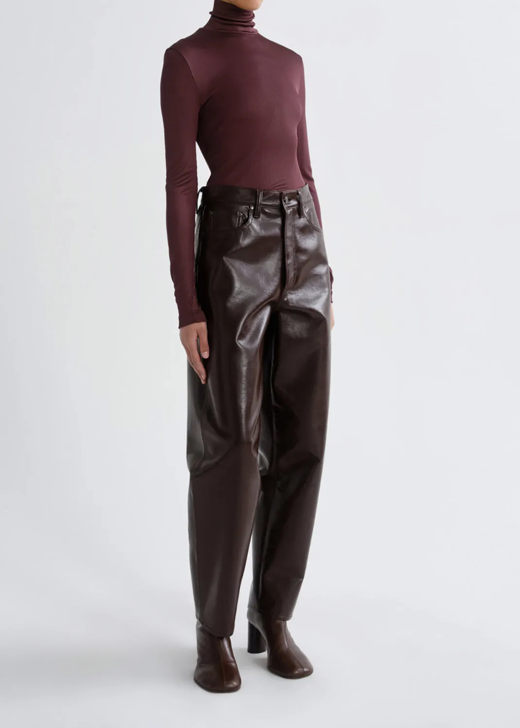 Caryle Turtleneck in Corinth sold by Agolde product image thumbnail 5