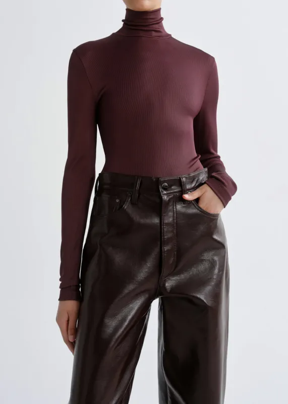 Caryle Turtleneck in Corinth made by Agolde