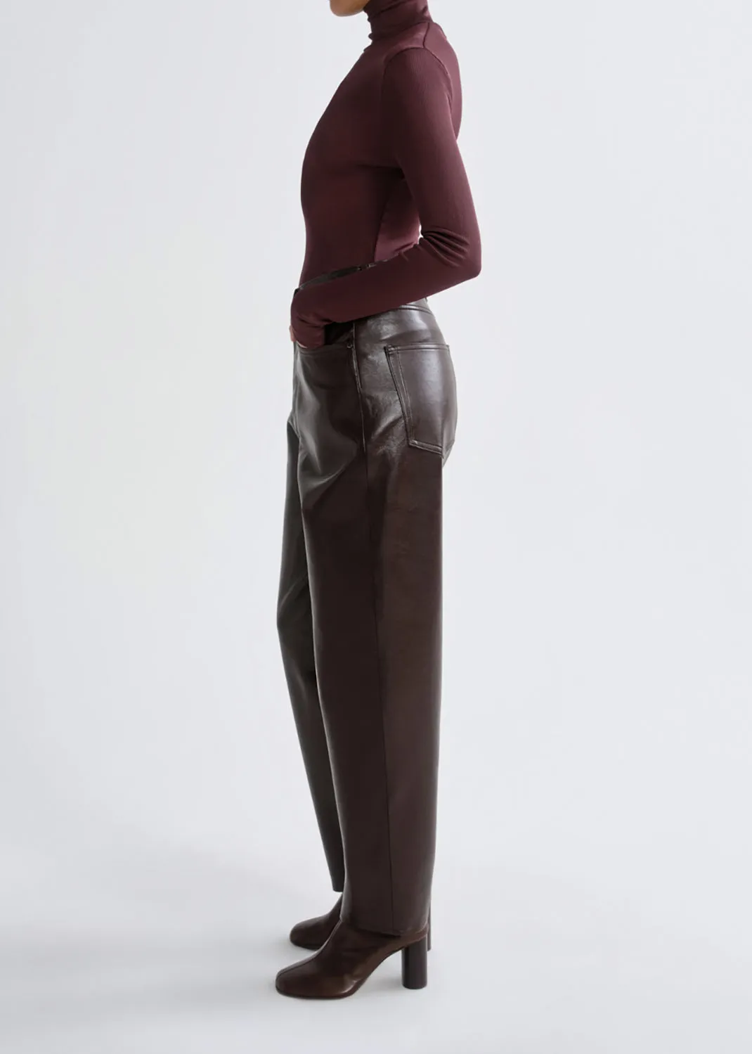 Caryle Turtleneck in Corinth sold by Agolde product image thumbnail 4