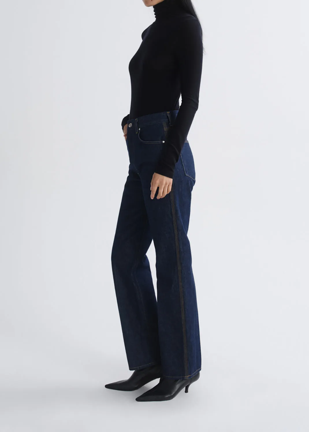 Pascale Turtleneck in Obscura sold by Agolde product image thumbnail 4