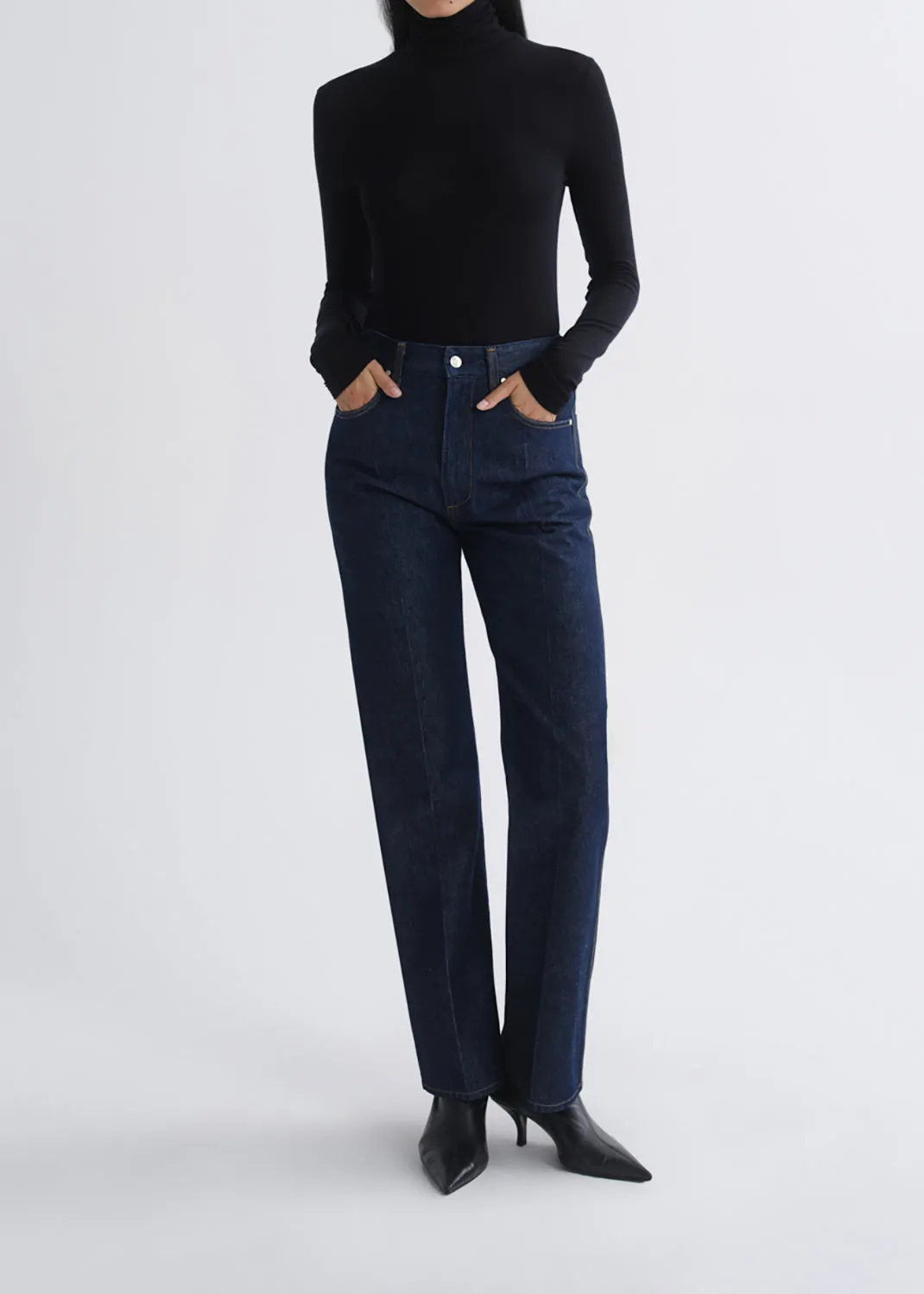 Pascale Turtleneck in Obscura sold by Agolde product image thumbnail 2