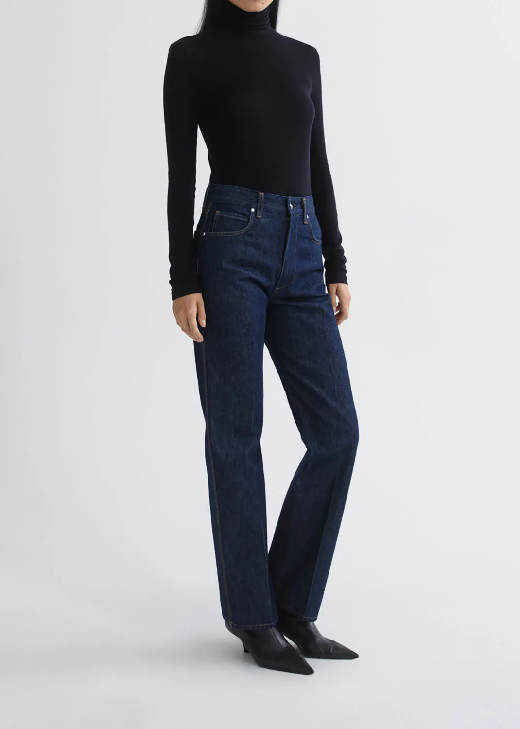 Pascale Turtleneck in Obscura sold by Agolde product image thumbnail 5
