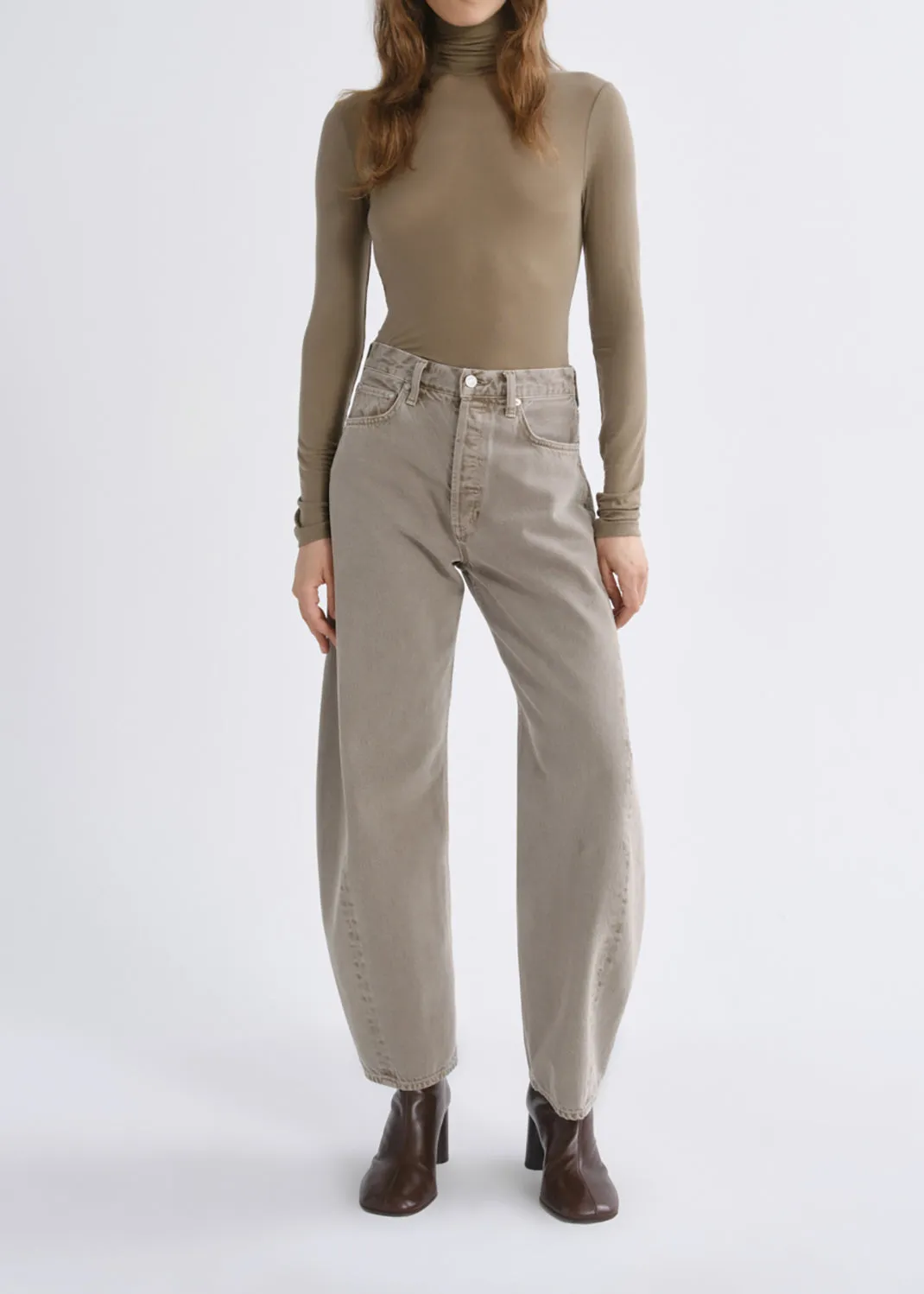 Pascale Turtleneck in Canopy sold by Agolde product image thumbnail 2