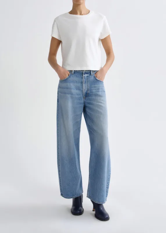 Low Curve Crop Jean (Flyweight) in Chord made by Agolde