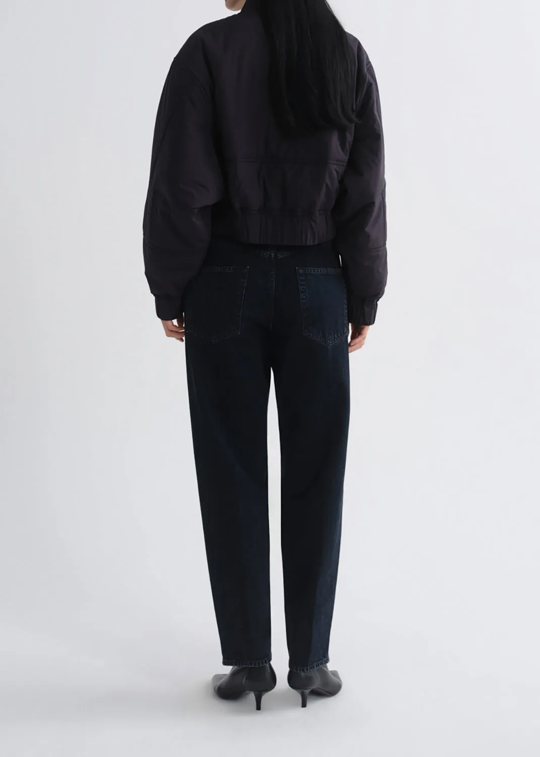Leni Bomber Jacket in Obscura sold by Agolde product image thumbnail 3