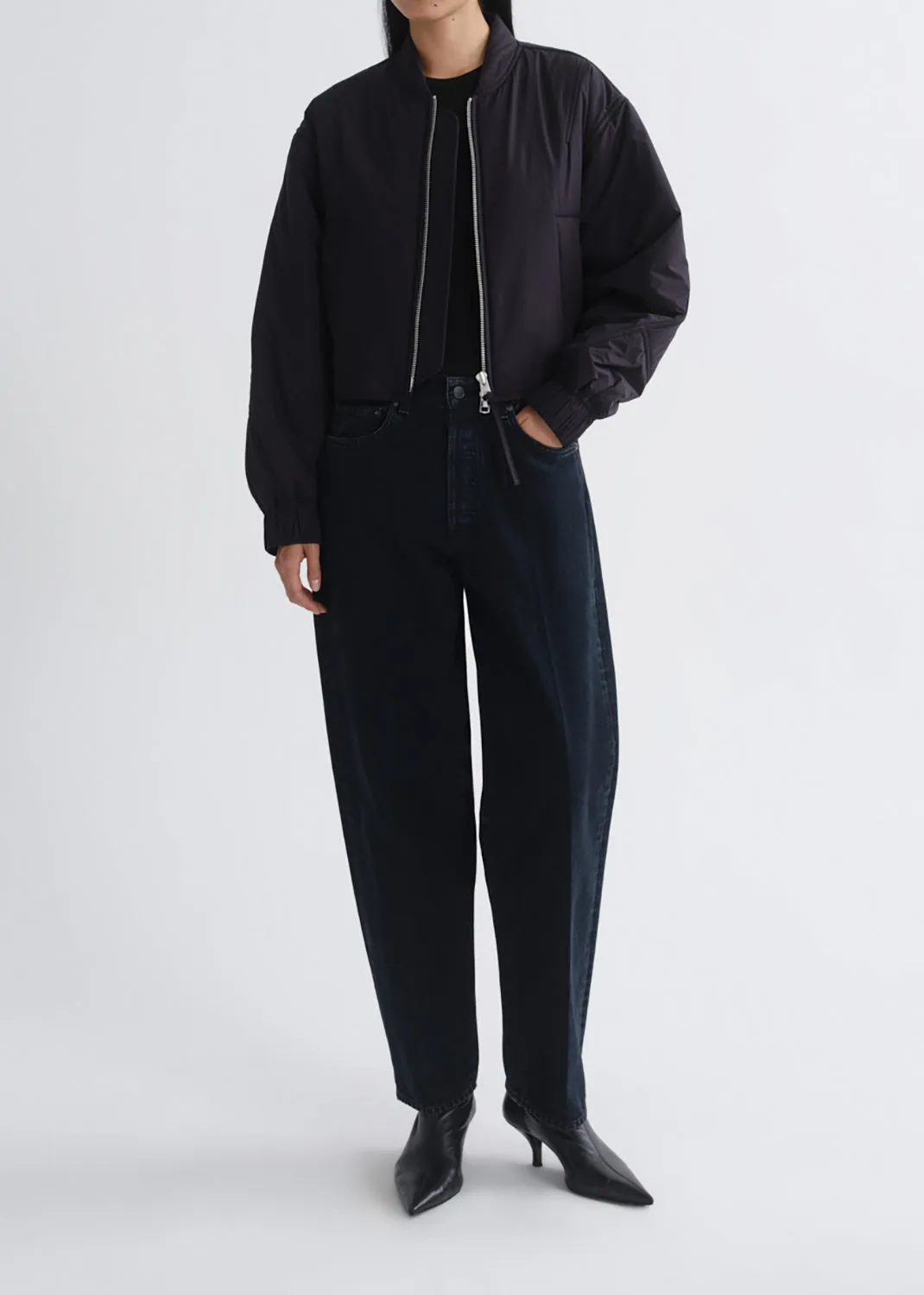 Leni Bomber Jacket in Obscura sold by Agolde product image thumbnail 2
