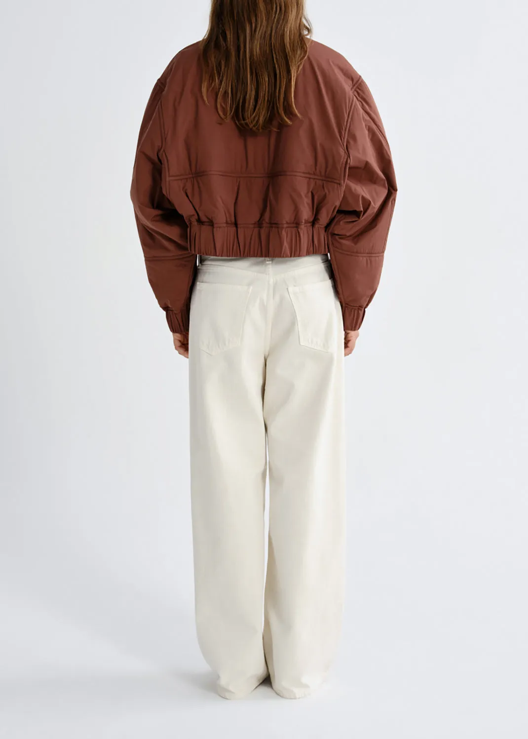 Leni Bomber Jacket in Palisander sold by Agolde product image thumbnail 3