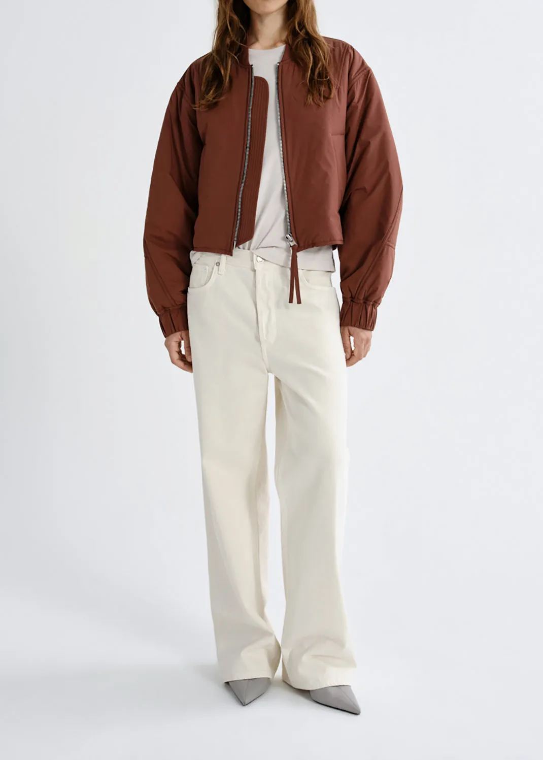 Leni Bomber Jacket in Palisander sold by Agolde product image thumbnail 2