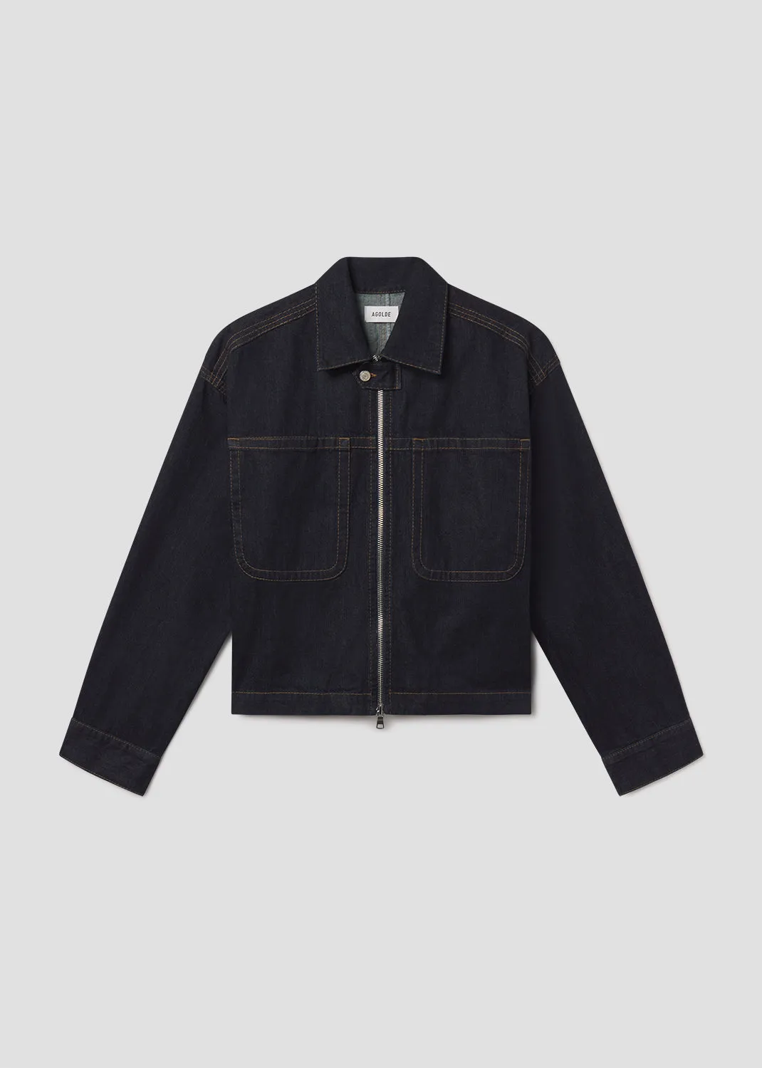 Croydon Jacket in Rinse sold by Agolde