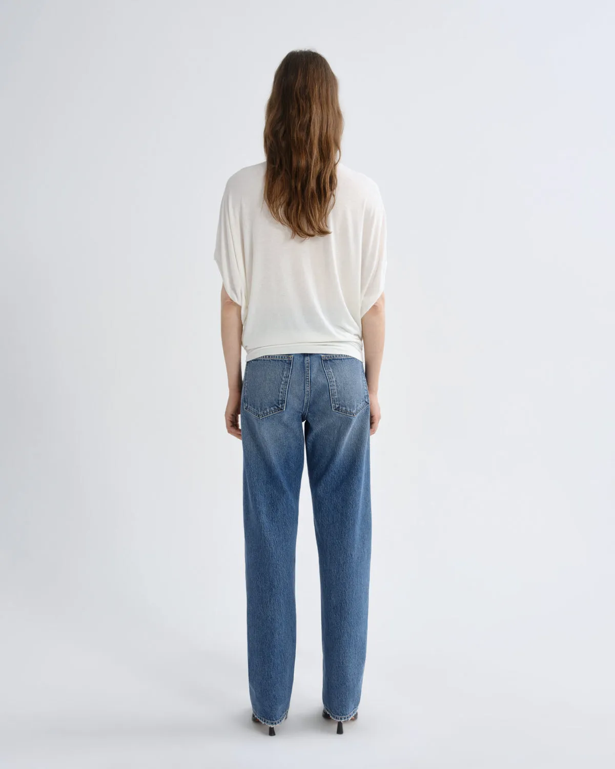 Souline Top in Oat Milk sold by Agolde product image thumbnail 2