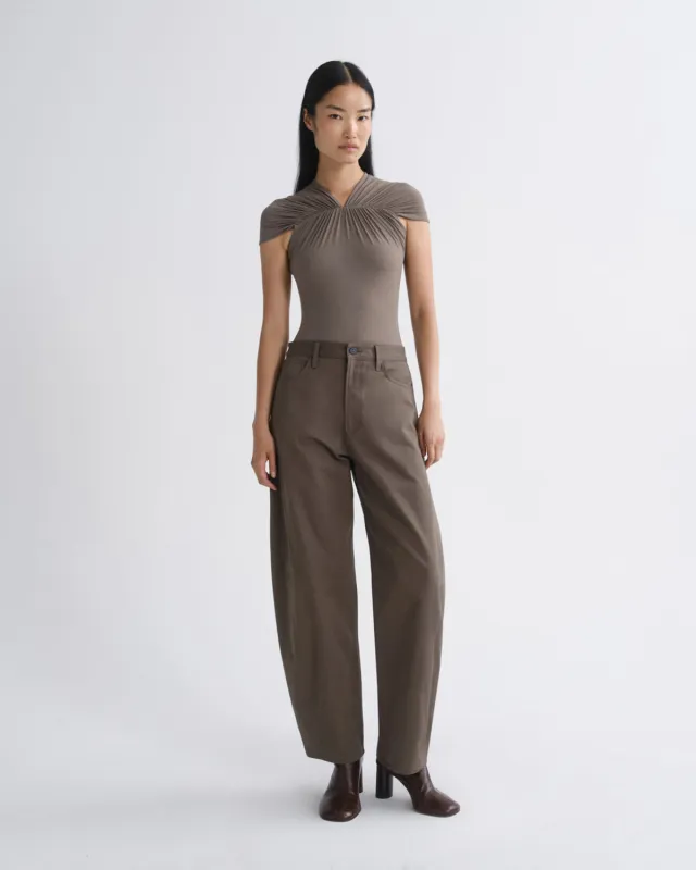 Luna Trouser in Taupe made by Agolde