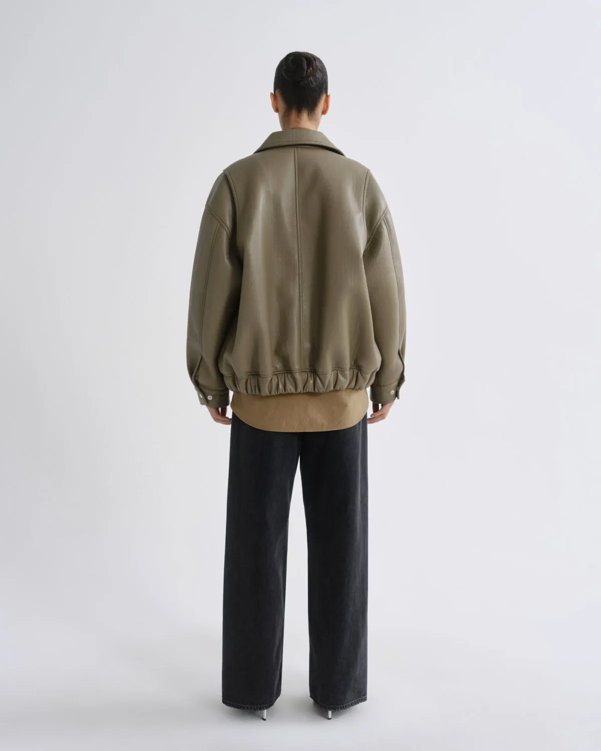 Ona Bomber Jacket in Canopy sold by Agolde product image thumbnail 2