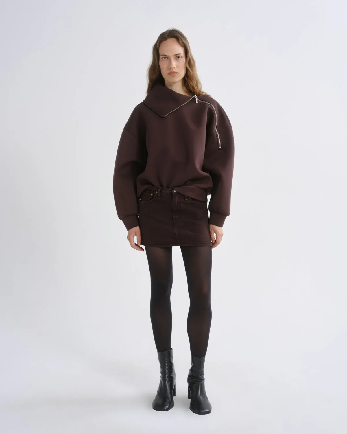 Keira Mini in Sloe Berry sold by Agolde