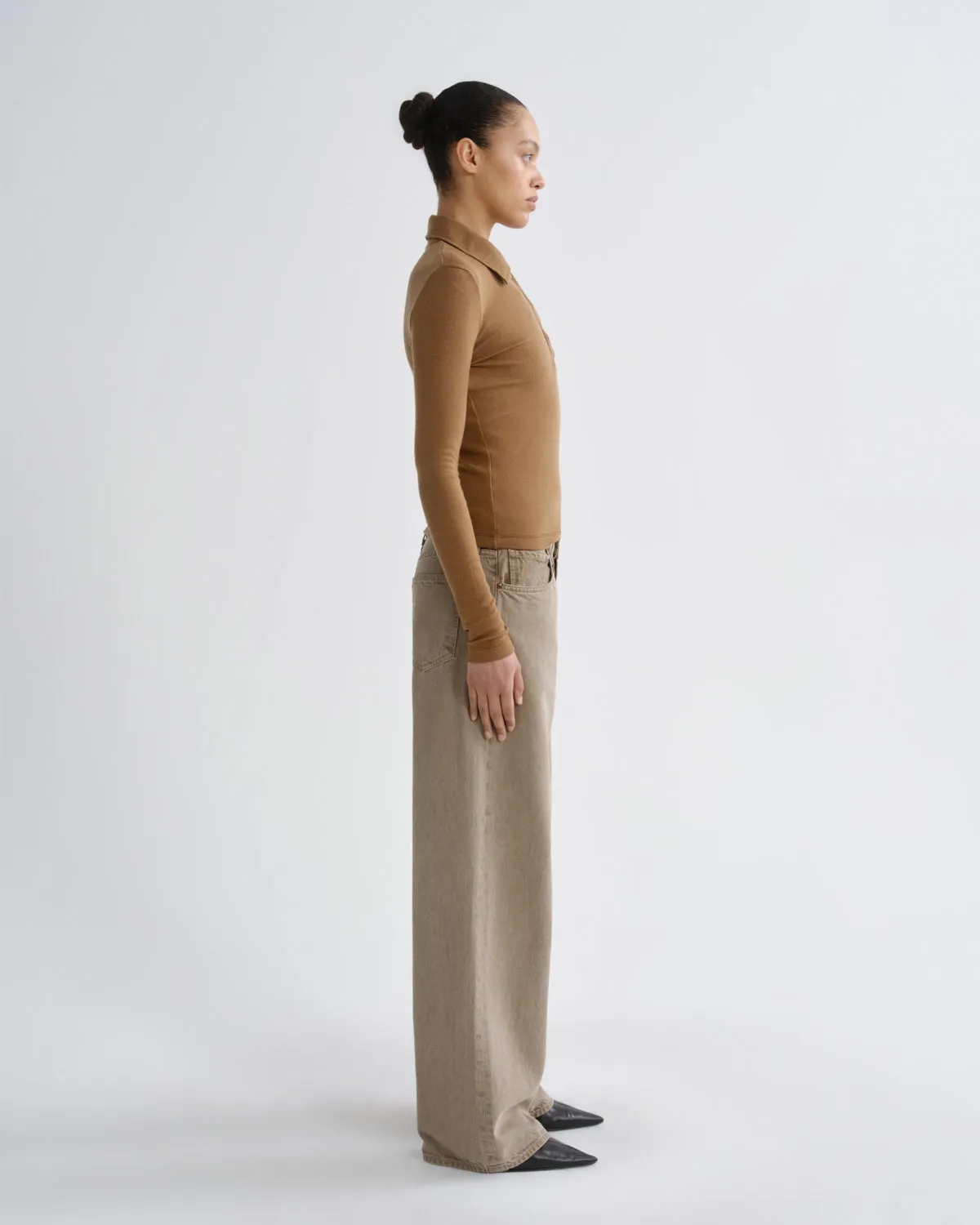 Amos Polo in Honeycomb sold by Agolde product image thumbnail 4