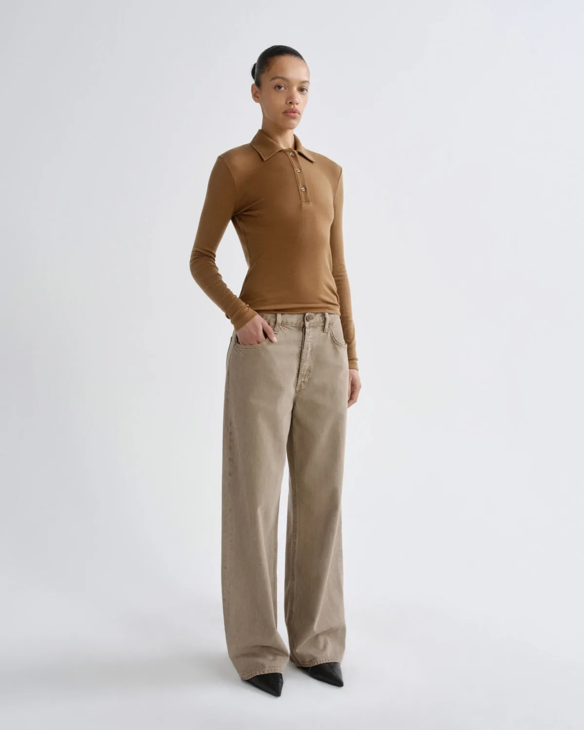 Amos Polo in Honeycomb sold by Agolde product image thumbnail 5