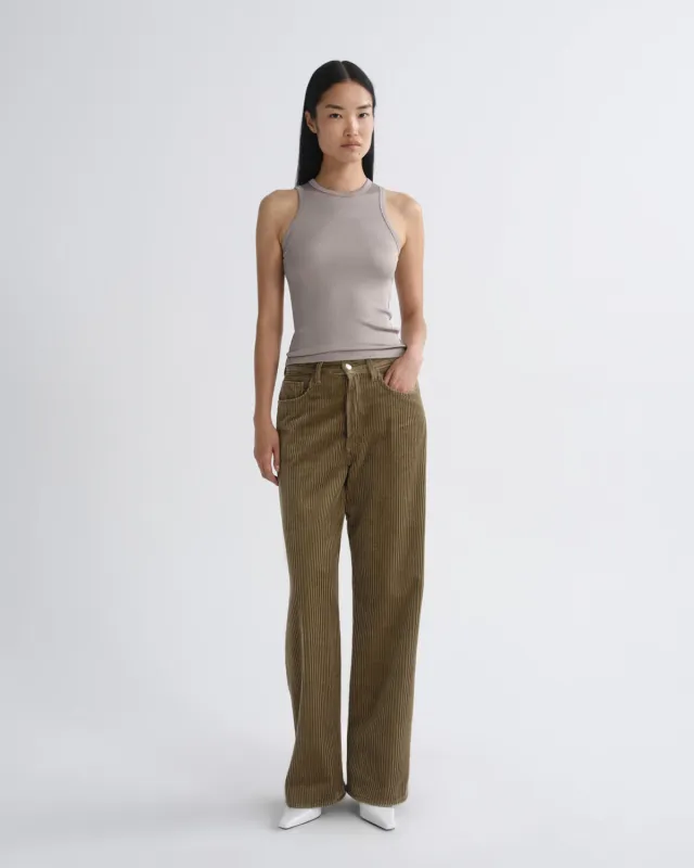 Vintage Loose (Corduroy) in French Kahki made by Agolde