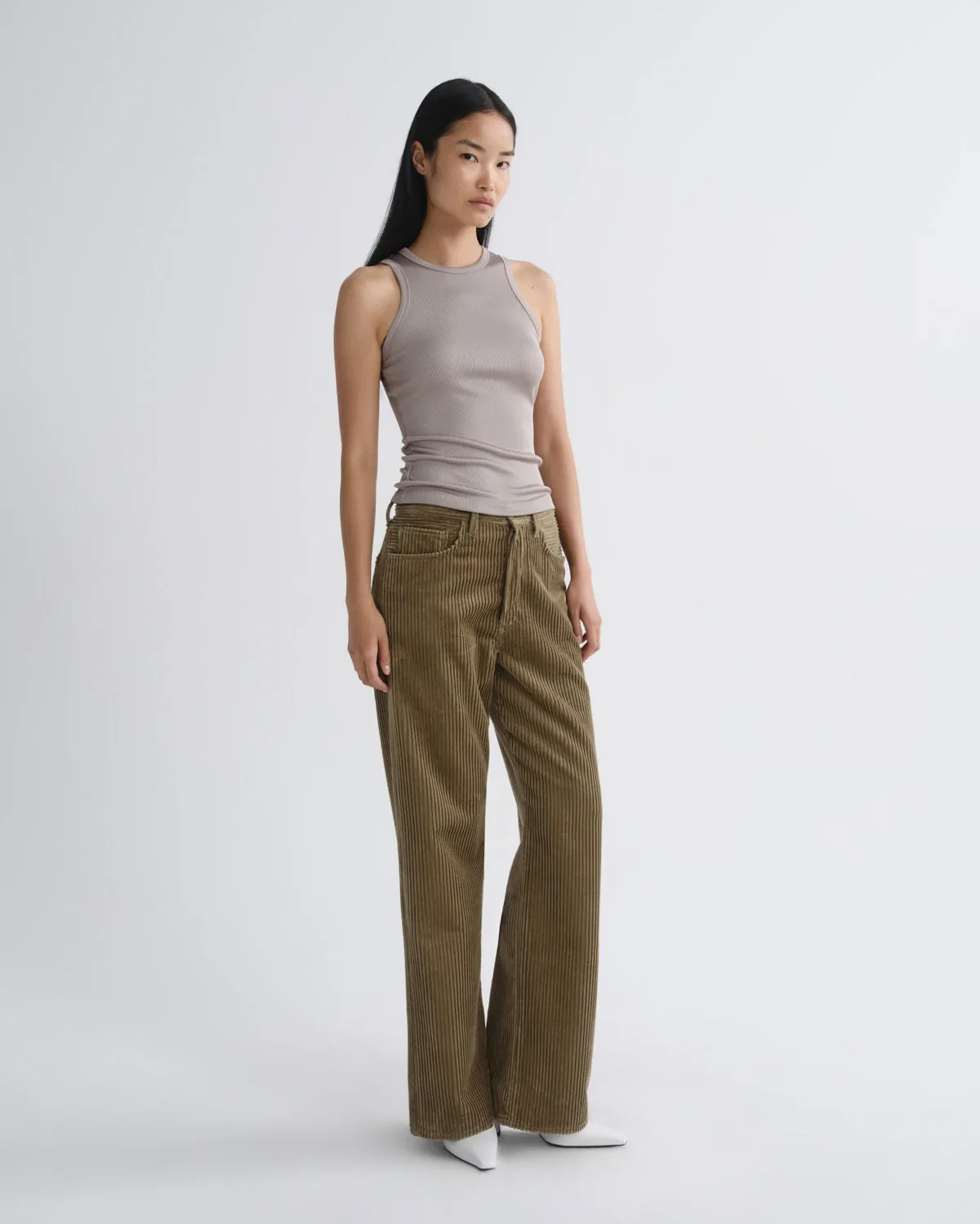 Vintage Loose (Corduroy) in French Khaki sold by Agolde product image thumbnail 3