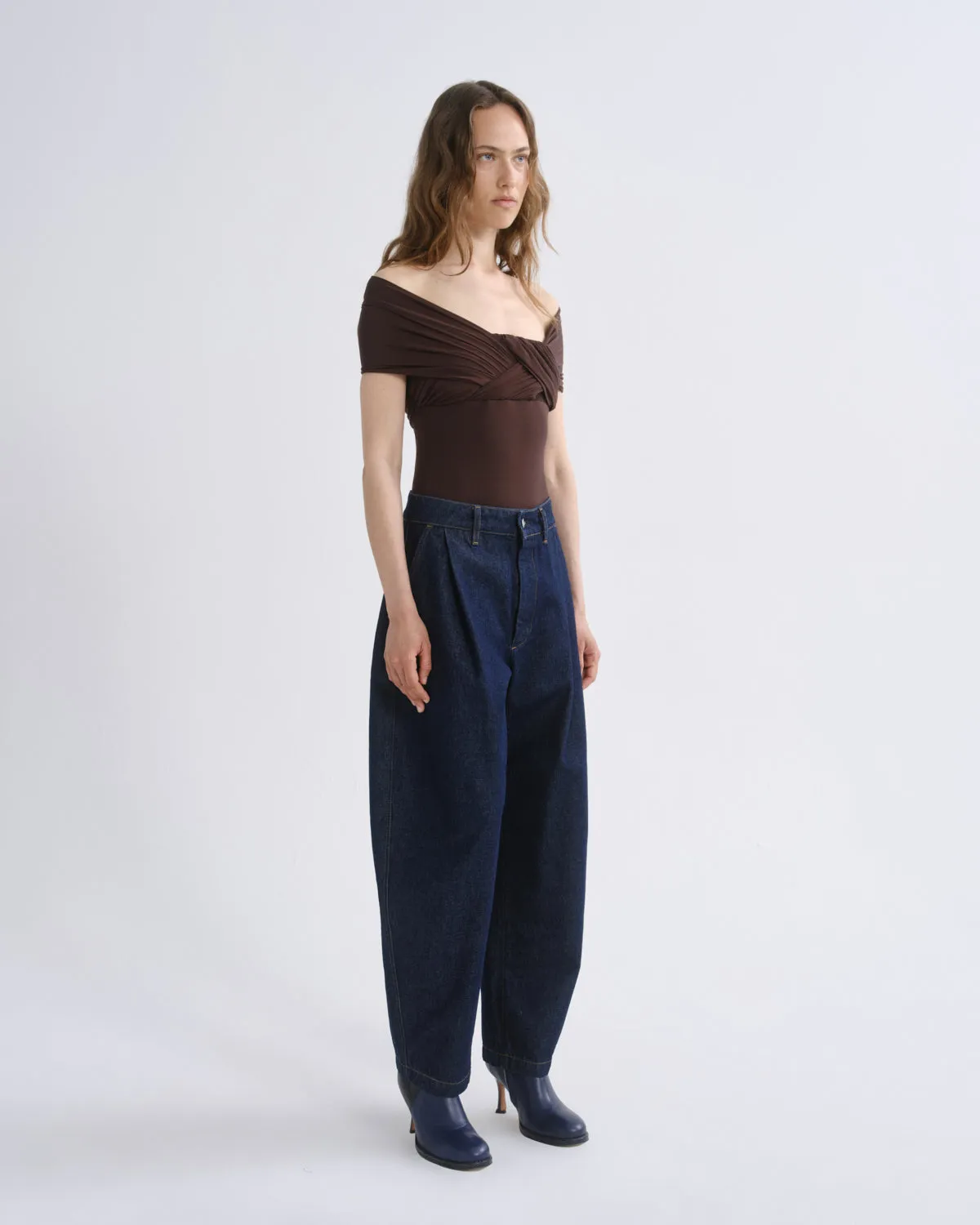 Stam Bodysuit in Chocolate sold by Agolde product image thumbnail 3