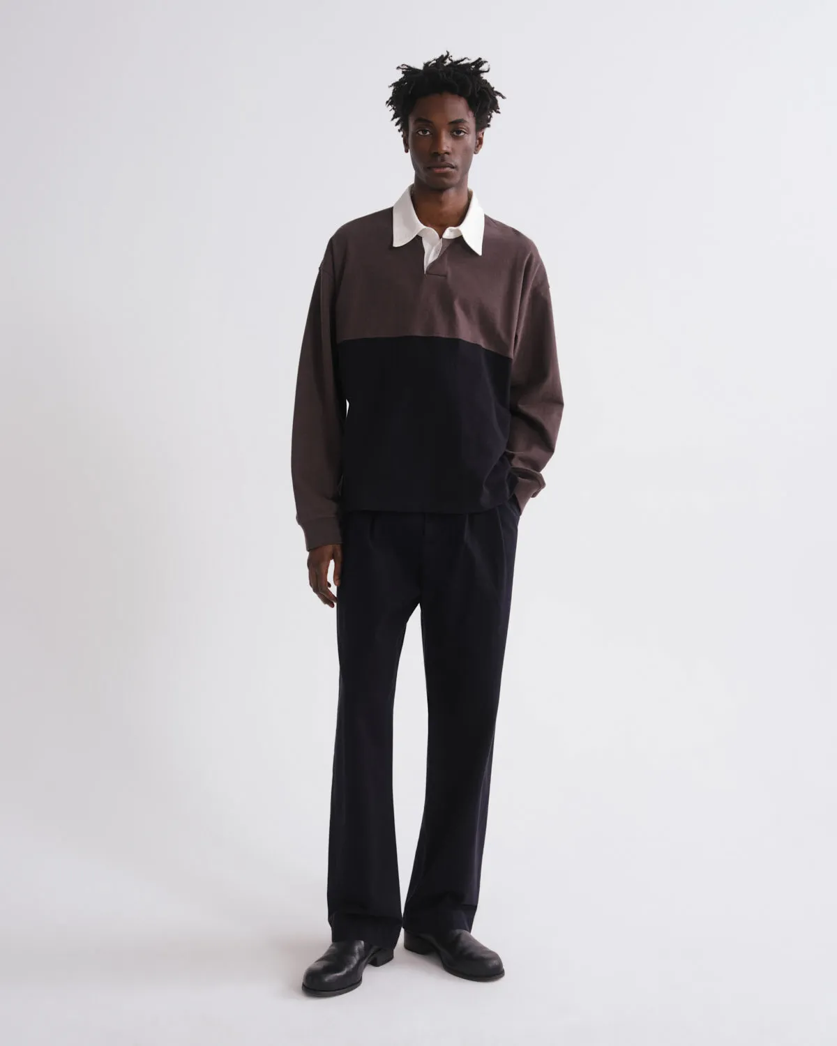 Blocked Rugby in Forge Black sold by Agolde product image thumbnail 3