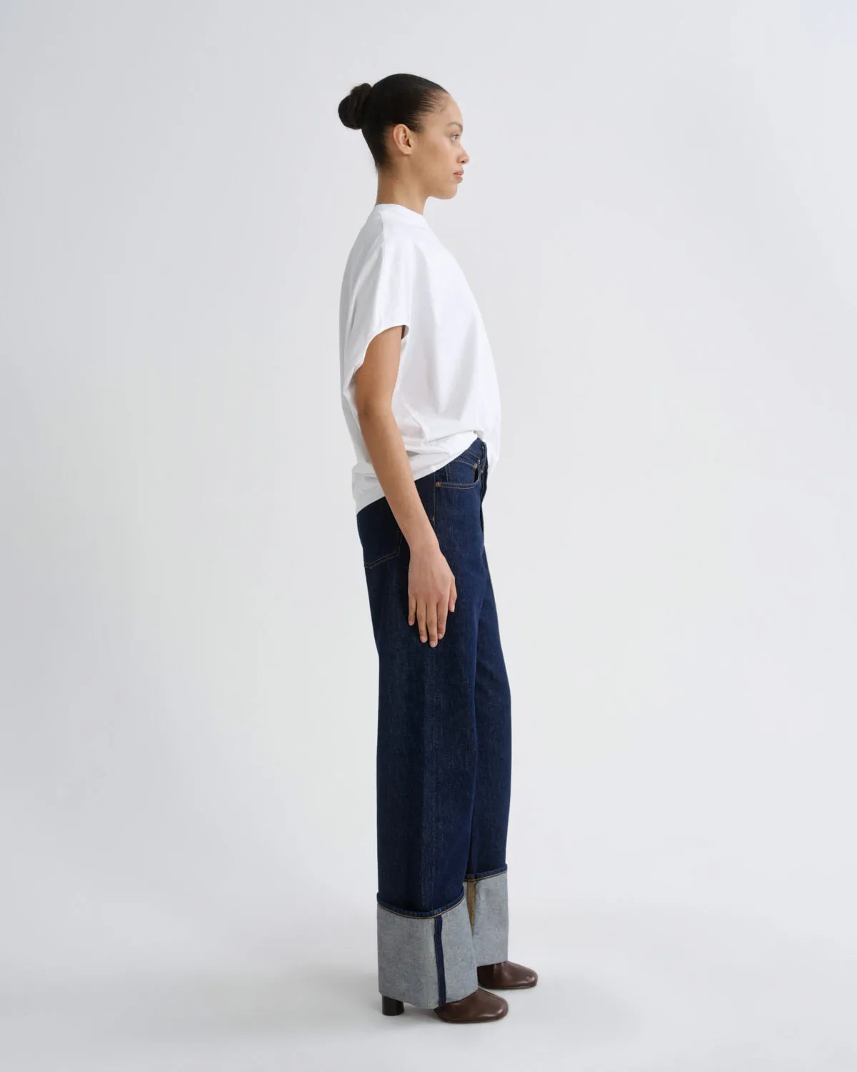 Souline T-Shirt in White sold by Agolde product image thumbnail 4