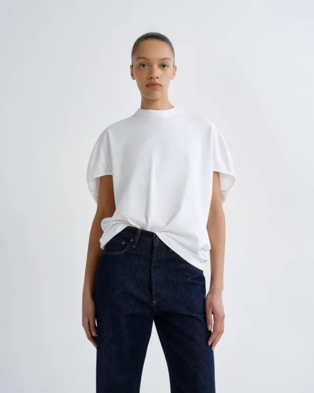 Souline T-Shirt in White made by Agolde