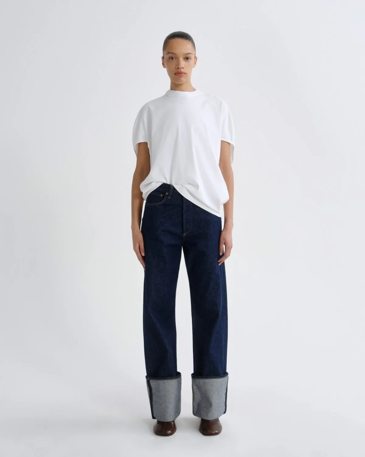 Souline T-Shirt in White sold by Agolde product image thumbnail 3