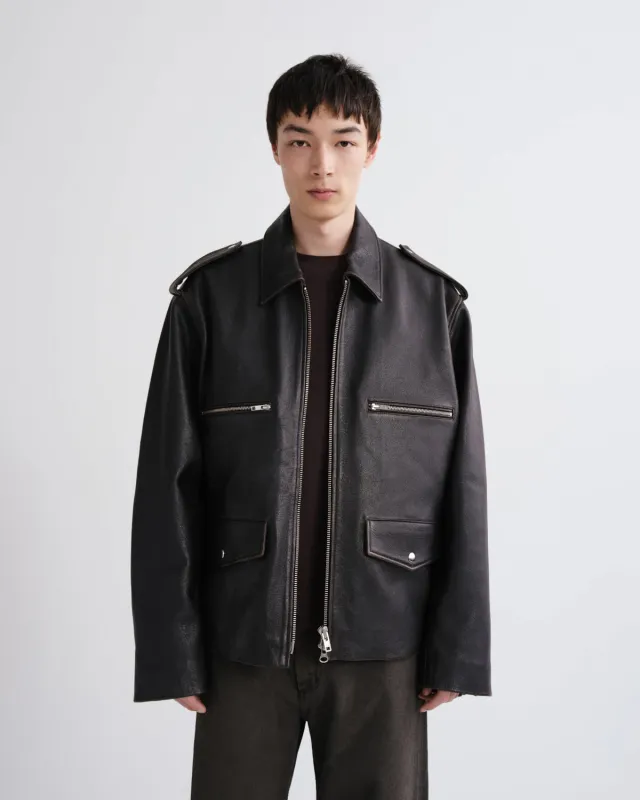 Randall Jacket in Vintage Black made by Agolde