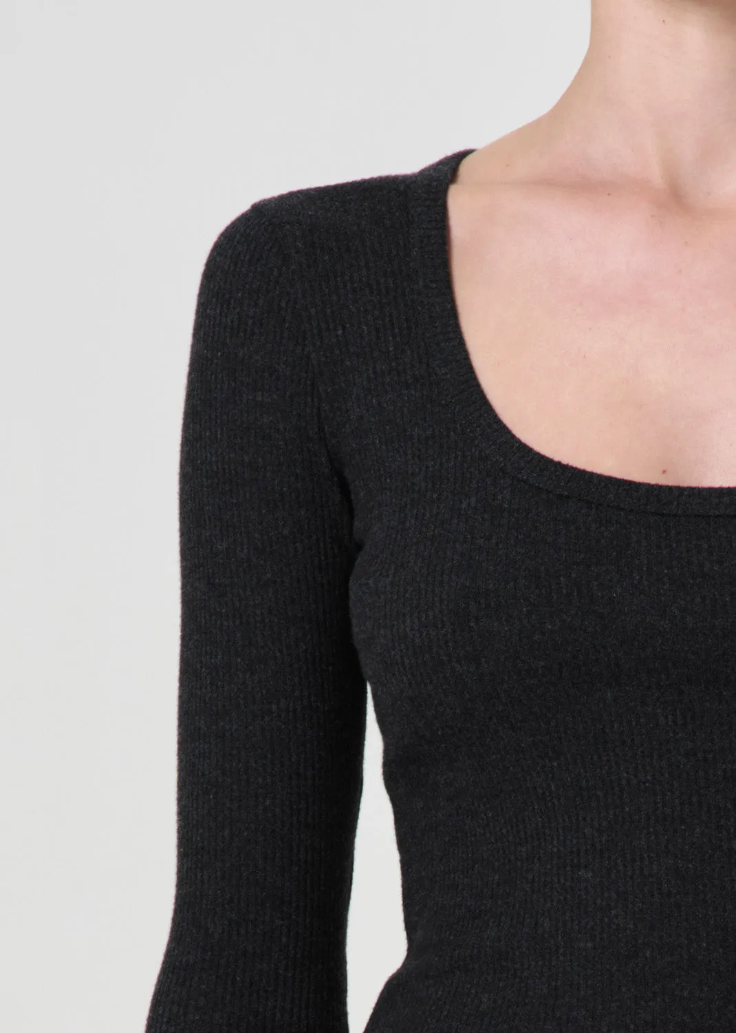 Corey Scoop Neck Tee in Katniss sold by Agolde product image thumbnail 4