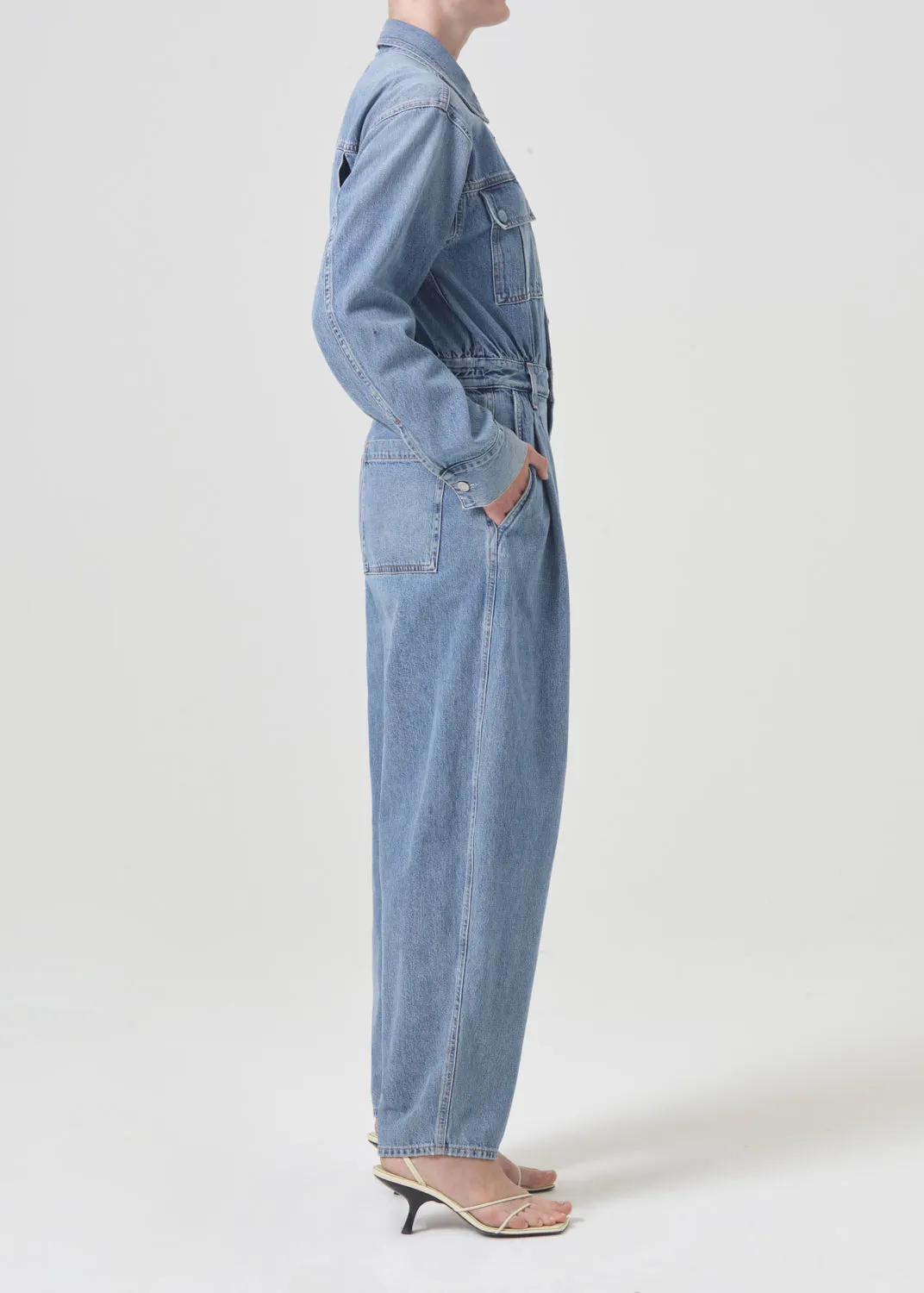 Silka Jumpsuit in Rival sold by Agolde product image thumbnail 4