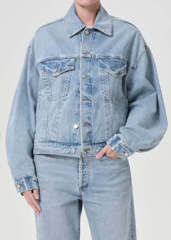 Dalton Balloon Jacket in Soul made by Agolde