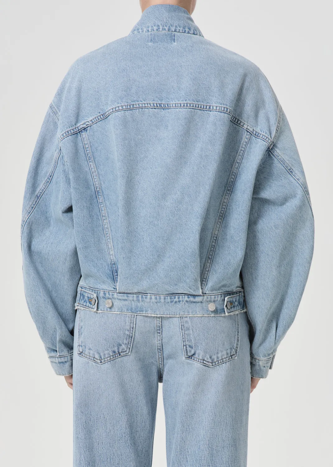 Dalton Balloon Jacket in Soul sold by Agolde product image thumbnail 2