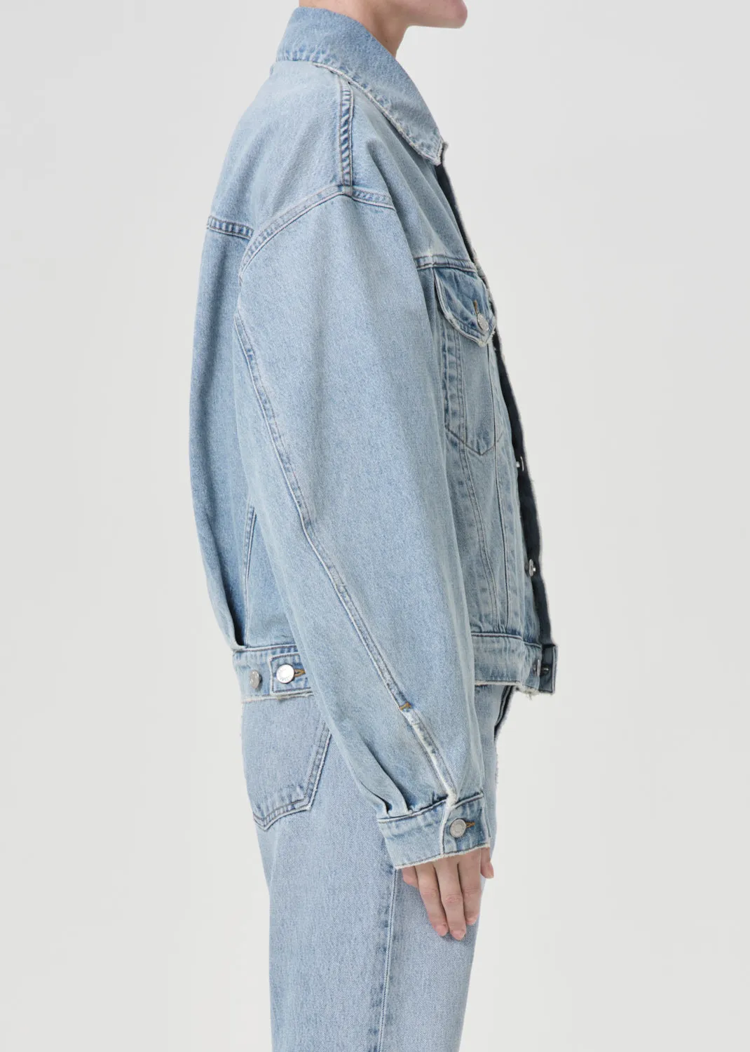 Dalton Balloon Jacket in Soul sold by Agolde product image thumbnail 3