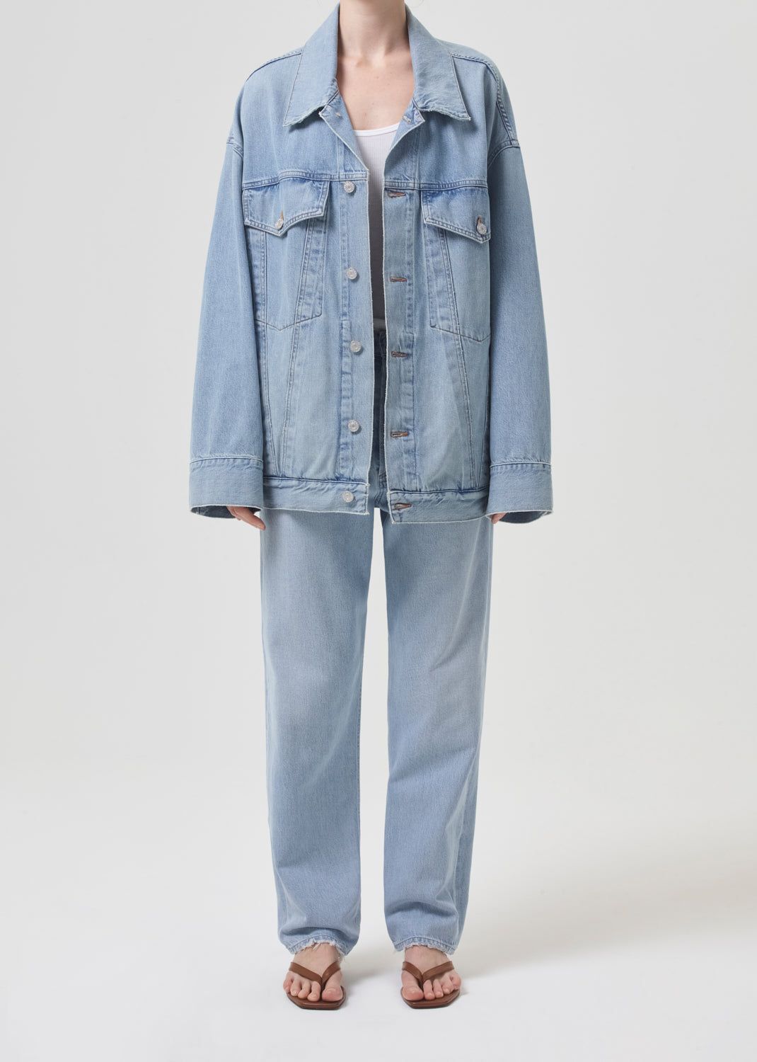 Wayne Jacket in Resent sold by Agolde