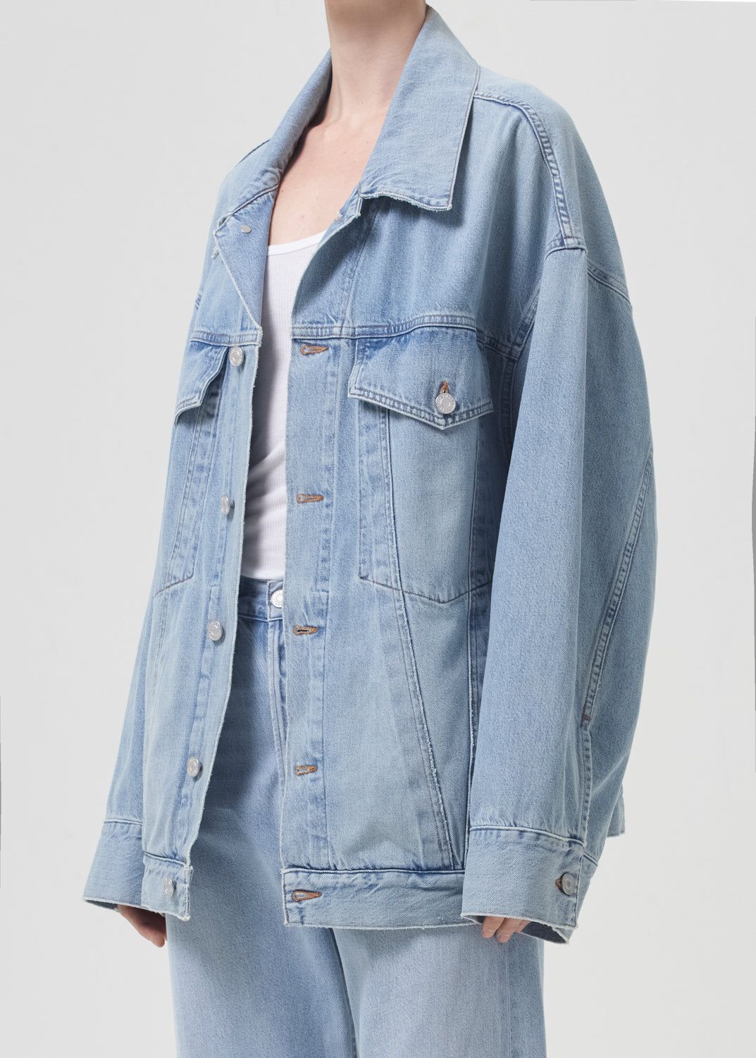 Wayne Jacket in Resent sold by Agolde product image thumbnail 4
