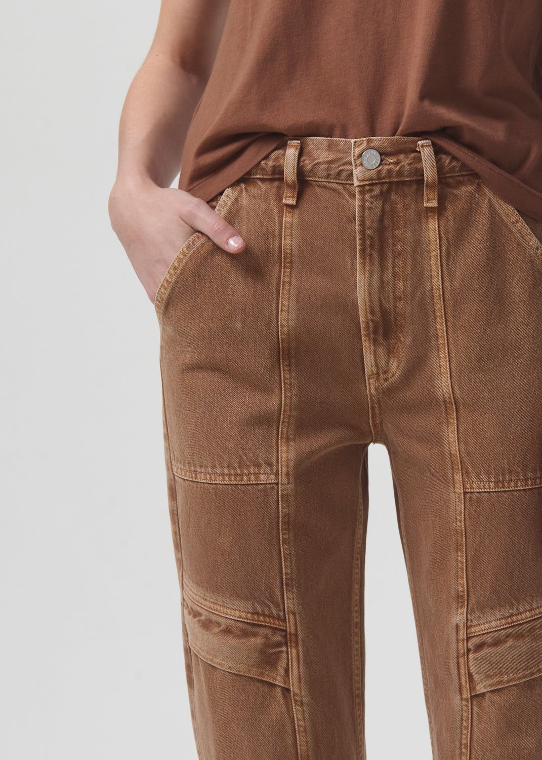 Cooper Cargo in Beeswax sold by Agolde product image thumbnail 5