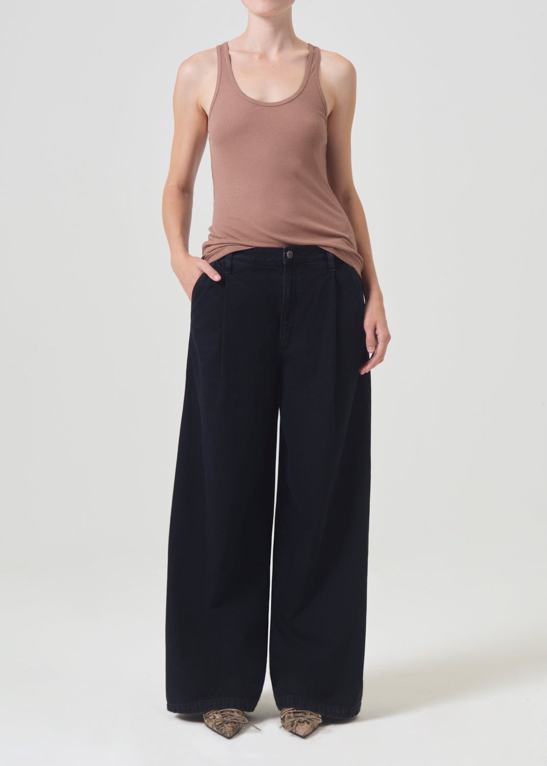 Karla Tank in Moth sold by Agolde product image thumbnail 2