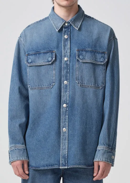 Camryn Shirt in Swing sold by Agolde